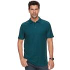 Men's Marc Anthony Luxury+ Solid Slim-fit Modal Polo, Size: Small, Turquoise/blue (turq/aqua)