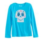 Disney / Pixar Coco Girls 4-7 Day Of The Dead Sequin Graphic Tee By Jumping Beans&reg;, Size: 4, Blue (navy)