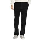 Men's Izod Classic-fit Tailgate Flat-front Corduroy Pants, Size: 33x30, Black