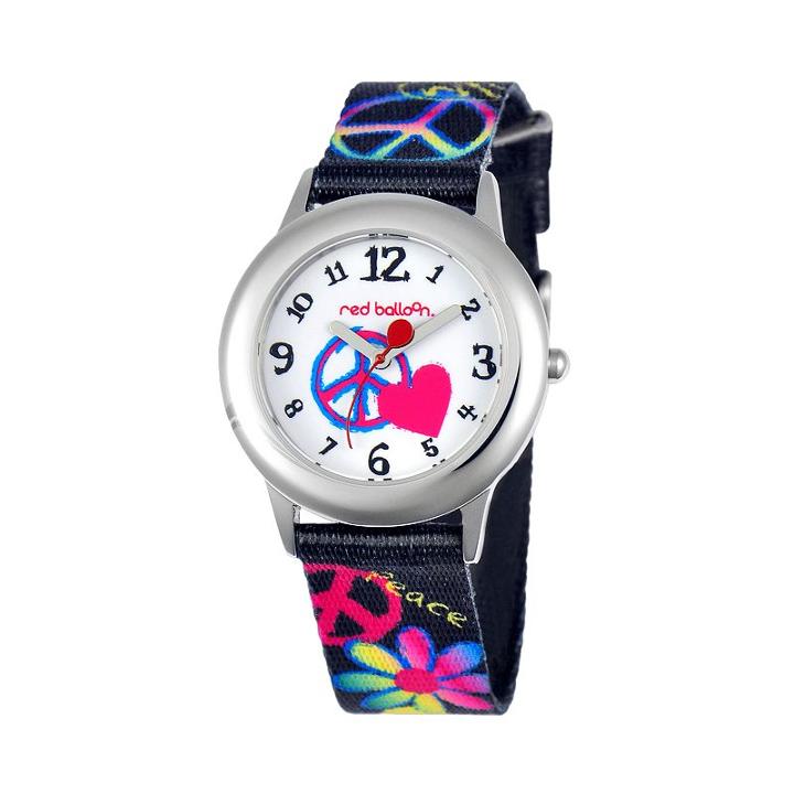 Red Balloon Juniors' Peace & Love Watch, Girl's, Multicolor