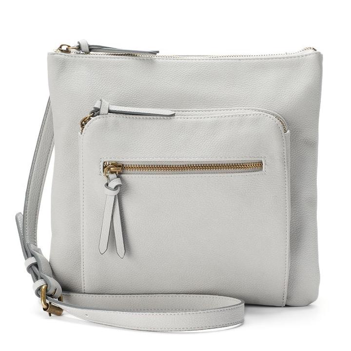 Sonoma Goods For Life&trade; Dina Triple Entry Crossbody Bag, Women's, Med Grey
