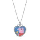 Peppa Pig Kids' Heart Pendant Necklace, Girl's, Multicolor