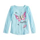 Disney's Fancy Nancy Girls 4-10 Glittery Butterfly Graphic Tee By Jumping Beans&reg;, Size: 6, Light Blue
