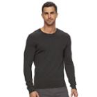 Men's Marc Anthony Slim-fit Solid Marled Cashmere-blend Merino Sweater, Size: Xxl, Dark Grey
