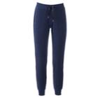 Women's Juicy Couture Solid Velour Jogger Pants, Size: Large, Blue (navy)