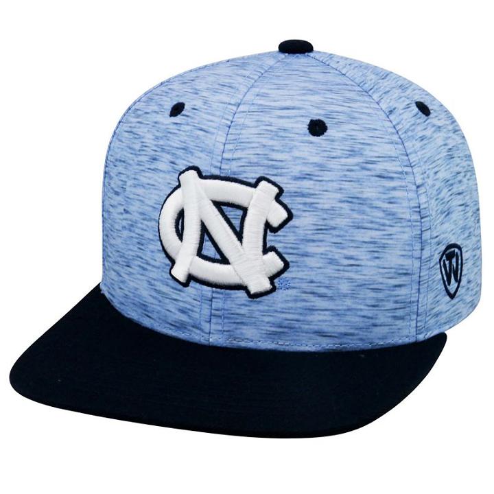 Adult Top Of The World North Carolina Tar Heels Energy Snapback Cap, Men's, Light Blue