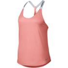 Women's Nike Elastic Straps Graphic Tank Top, Size: Small, Drk Orange
