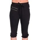 Women's Skechers Beach Comber Zipper Capris, Size: Small, Black