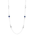Lc Lauren Conrad Beaded Long Station Necklace, Women's, Blue
