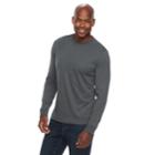 Men's Croft & Barrow&reg; Classic-fit Easy-care Crewneck Tee, Size: Xxl, Dark Grey