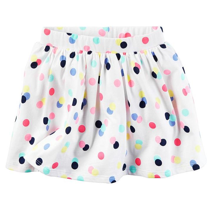 Baby Girl Carter's Print Skort, Size: 6 Months, Ovrfl Oth