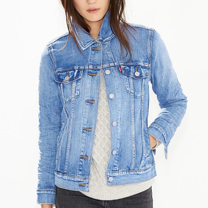 Women's Levi's Boyfriend Jean Jacket, Size: Xs, Light Blue