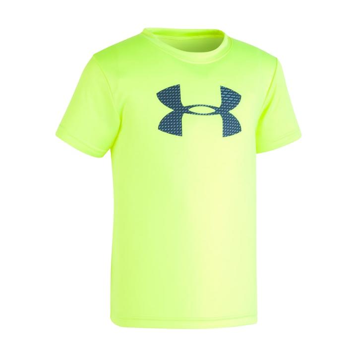 Boys 4-7 Under Armour Basic Logo Graphic Tee, Size: 4, Brt Yellow