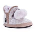 Muk Luks Women's Pennley Sweater Bootie Slippers, Size: Xl, Lt Purple