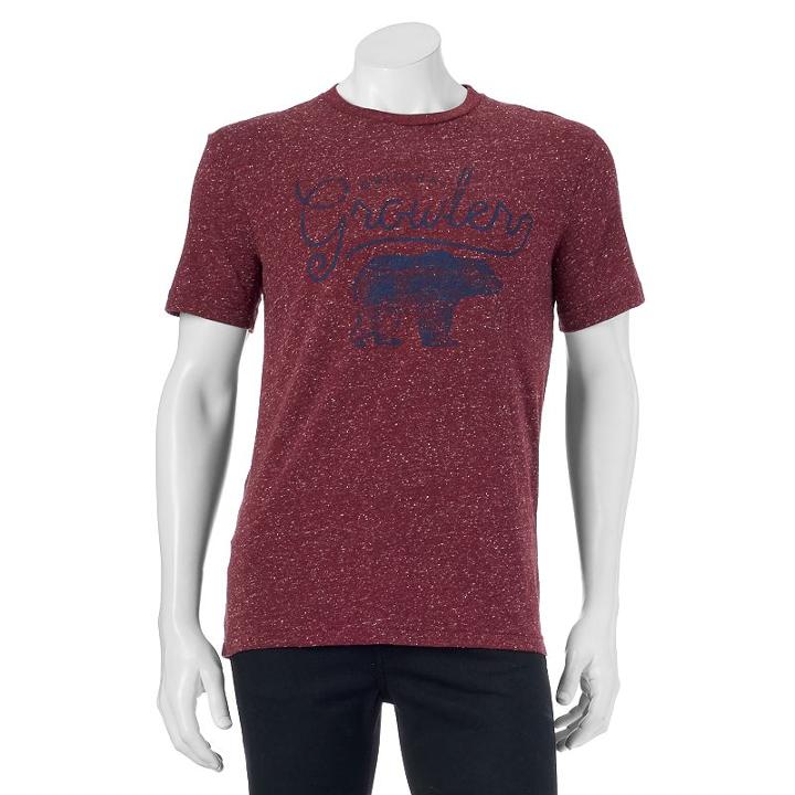 Men's Sonoma Goods For Life&trade; Original Growler Tee, Size: Medium, Dark Pink