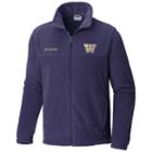 Men's Columbia Washington Huskies Flanker Ii Fleece Jacket, Size: Xxl, Brt Purple