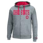 Men's Ohio State Buckeyes Foundation Full-zip Hoodie, Size: Medium, Oxford