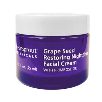 Greensprout Botanicals Grape Seed Restoring Nighttime Facial Cream, Multicolor