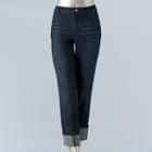 Women's Simply Vera Vera Wang Cuffed Capri Jeans, Size: 6, Med Blue