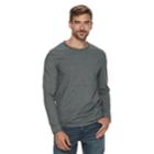 Men's Marc Anthony Slim-fit Knit Terry Crewneck Tee, Size: Medium, Black