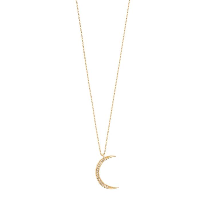 Lc Lauren Conrad Moon Pendant Necklace, Women's, Gold