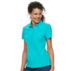Women's Croft & Barrow&reg; Classic Polo, Size: Xxl, Med Blue