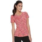 Women's Tek Gear&reg; Space-dyed Performance Tee, Size: Xl, Med Orange