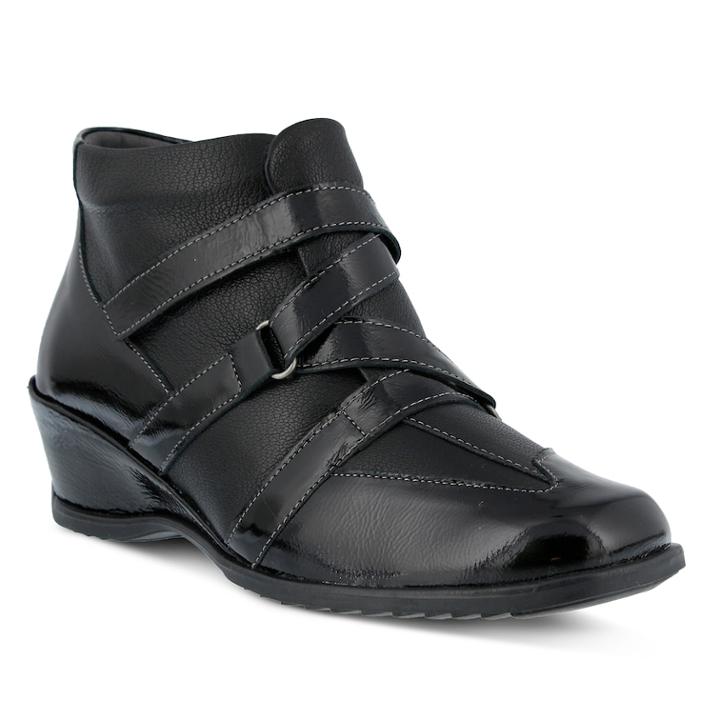 Spring Step Allegra Women's Wedge Ankle Boots, Size: 37, Black