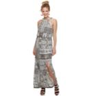 Juniors' Three Pink Hearts Halter Maxi Dress, Teens, Size: Small, Oxford