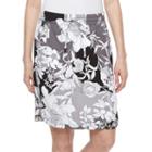 Women's Croft & Barrow&reg; Crepe Skirt, Size: Small, Grey