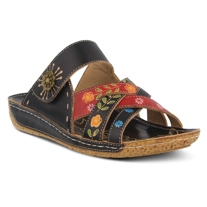 L'artiste By Spring Step Leigh Women's Sandals, Size: 40, Grey
