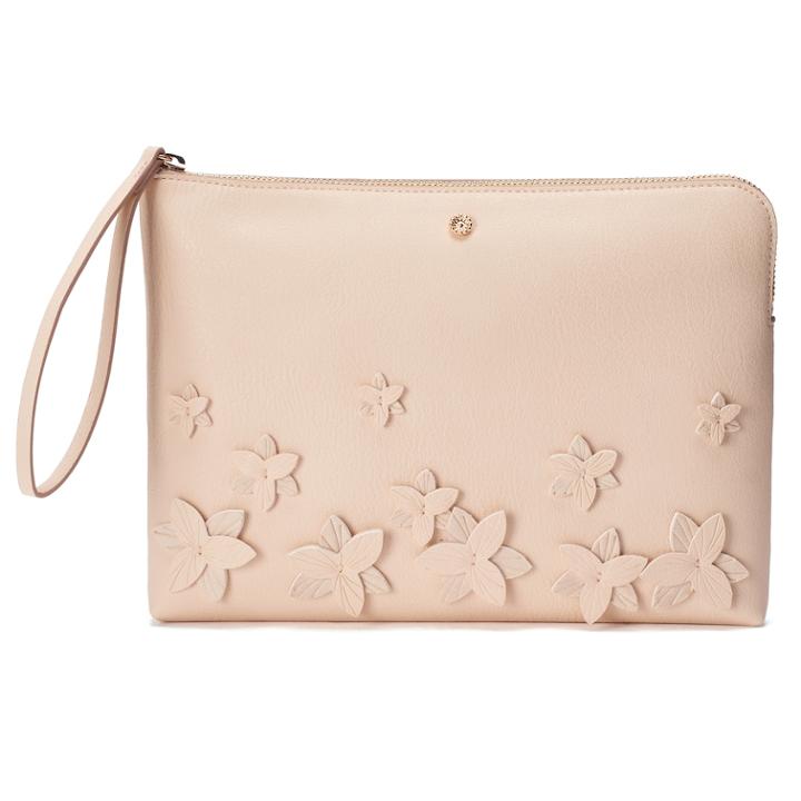 Lc Lauren Conrad Madolen Flower Wristlet, Women's, Light Pink