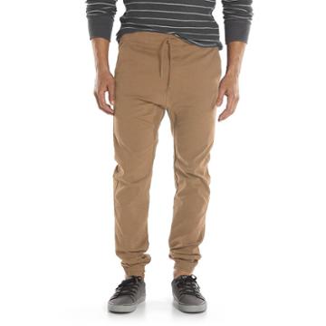 Men's Chor Solid Jogger Pants, Size: Xl, Beig/green (beig/khaki)