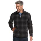 Men's Croft & Barrow&reg; Arctic Fleece Quarter-zip Pullover, Size: Xxl, Grey
