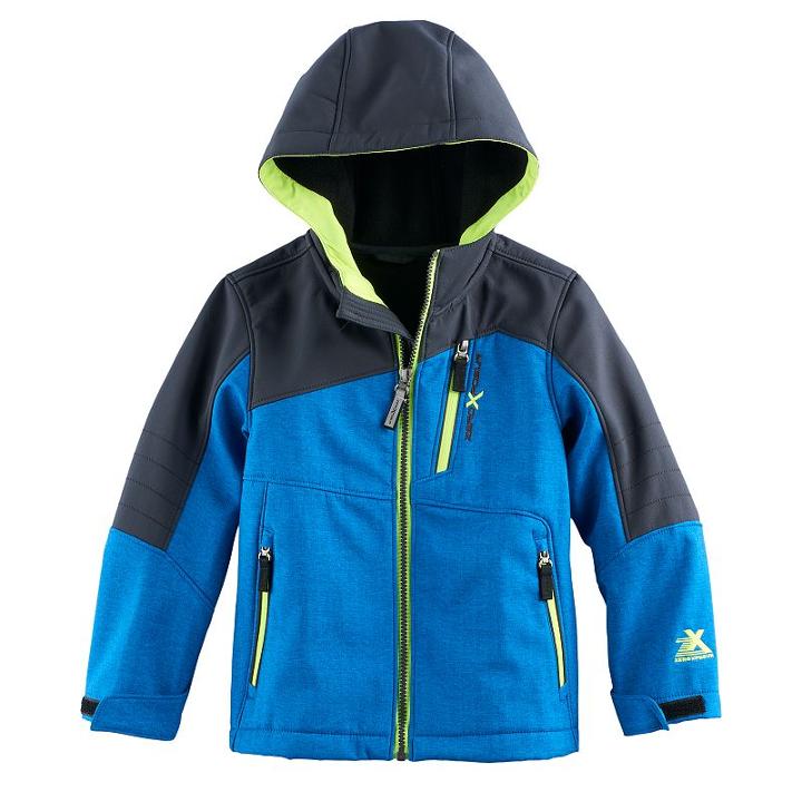 Boys 4-7 Zeroxposur Softshell Midweight Jacket, Size: Large, Med Blue