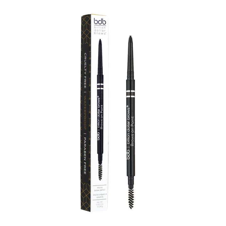 Billion Dollar Brows Micro Brow Pencil, Dark Brown