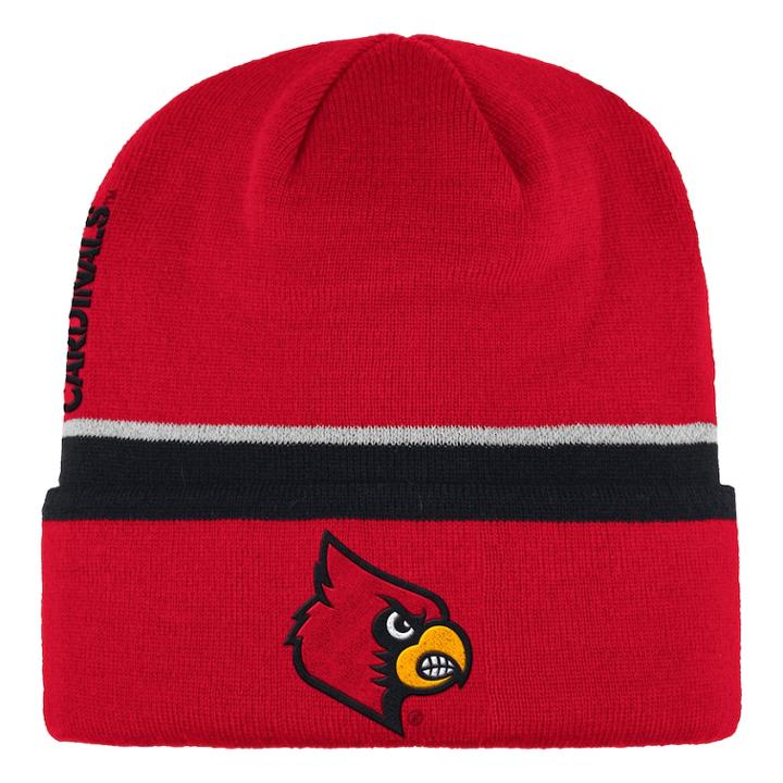 Adult Adidas Louisville Cardinals Coach Cuffed Beanie, Men's, Red