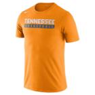 Men's Nike Tennessee Volunteers Basketball Practice Dri-fit Tee, Size: Small, Orange