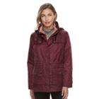 Women's D.e.t.a.i.l.s 2-in-1 Jacket, Size: Large, Dark Red
