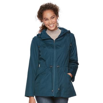 Women's D.e.t.a.i.l.s Packable Parka, Size: Large, Green