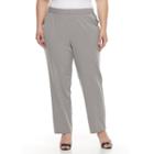 Plus Size Croft & Barrow&reg; Straight-leg Pull-on Dress Pants, Women's, Size: 16 W, Grey Other