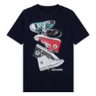 Boys 8-20 Converse Chuck Stacked Tee, Size: Large, Blue (navy)