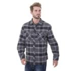 Men's Dickies Plaid Flannel Shirt, Size: Medium, Black