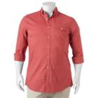 Big & Tall Sonoma Goods For Life&trade; Flexwear Modern-fit Poplin Button-down Shirt, Men's, Size: 2xb, Med Pink