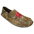 Men's Wisconsin Badgers Cazulle Realtree Camouflage Canvas Loafers, Size: 10, Multicolor
