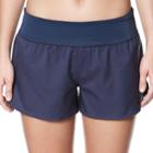 Women's Nike Solid Boardshort Swim Bottoms, Size: Large, Med Blue