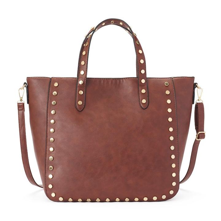 Yoki Studded Tote, Women's, Brown