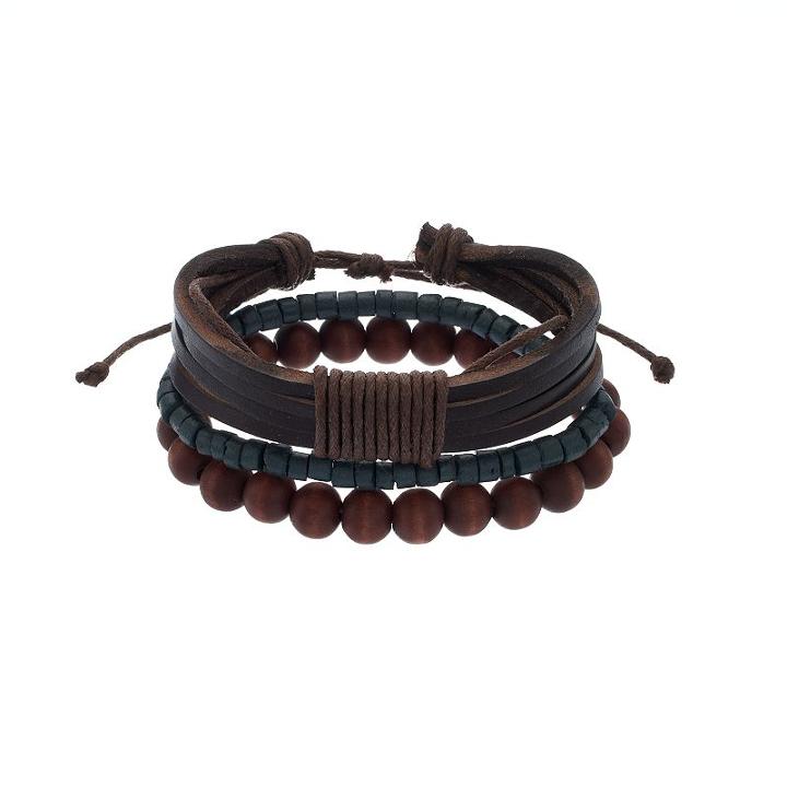 Men's Stackable Marfa Bracelet, Blue Other