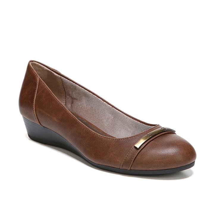 Lifestride Finesse Women's Wedges, Size: Medium (7), Brown