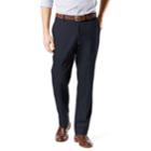 Men's Dockers&reg; Signature Khaki Lux Classic-fit Stretch Pants D3, Size: 42x32, Blue (navy)